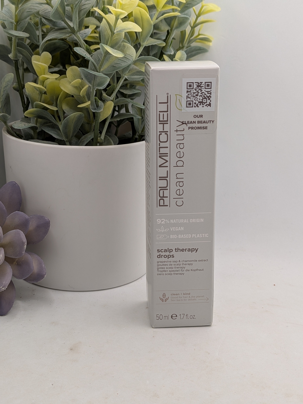 Paul Mitchell Clean Beauty Scalp Therapy Drops — White